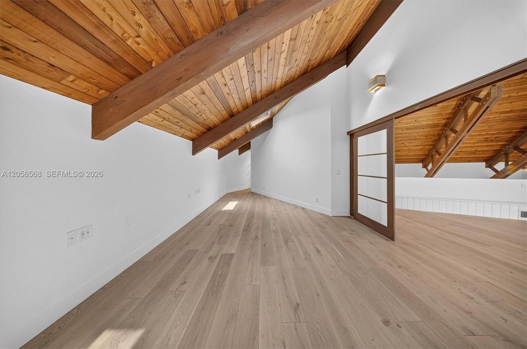 One of master bedroom closet