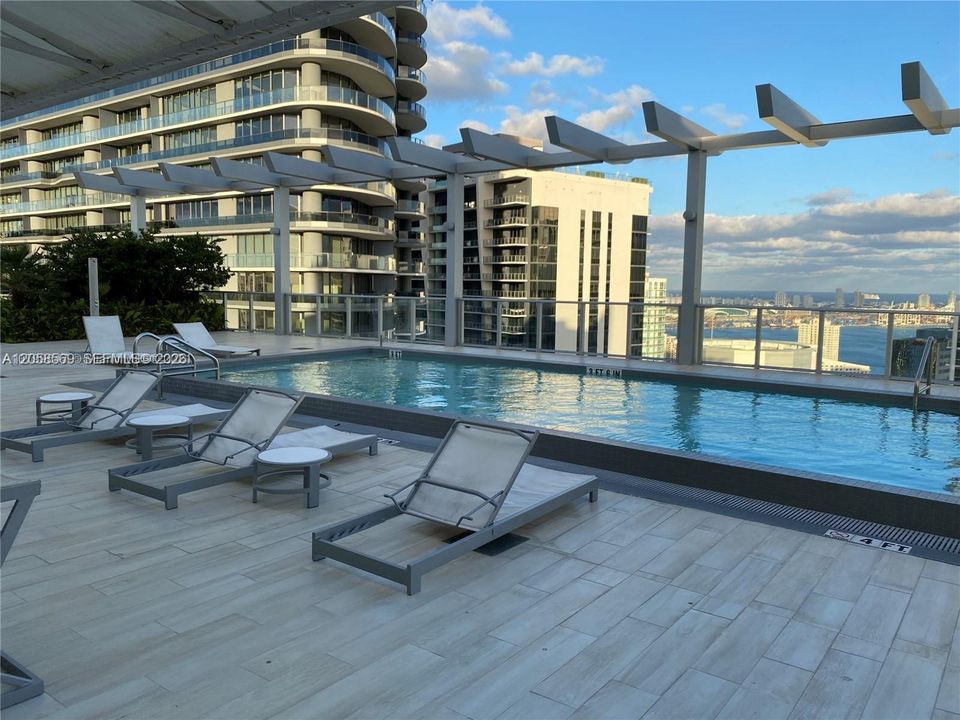 Rooftop pool Area
