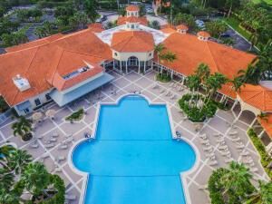 Aerial of Resort Pool..