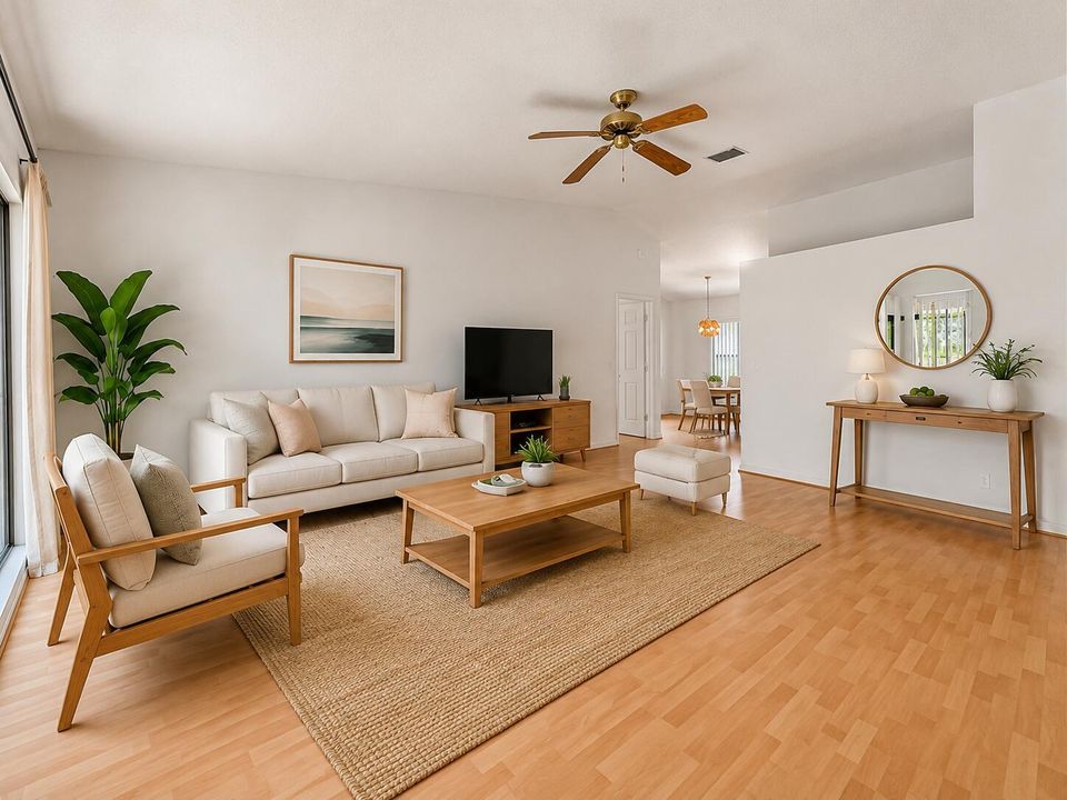 Staged Living Room