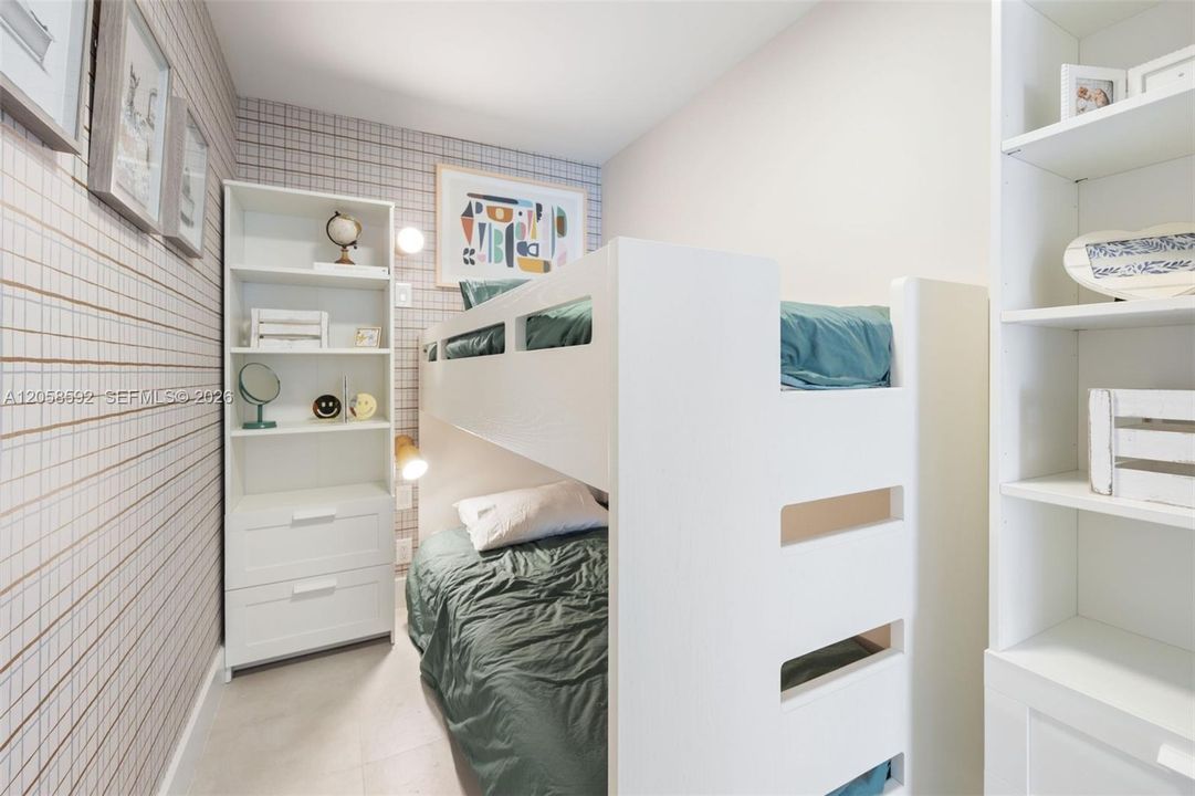 These bunks have been removed but can be put back