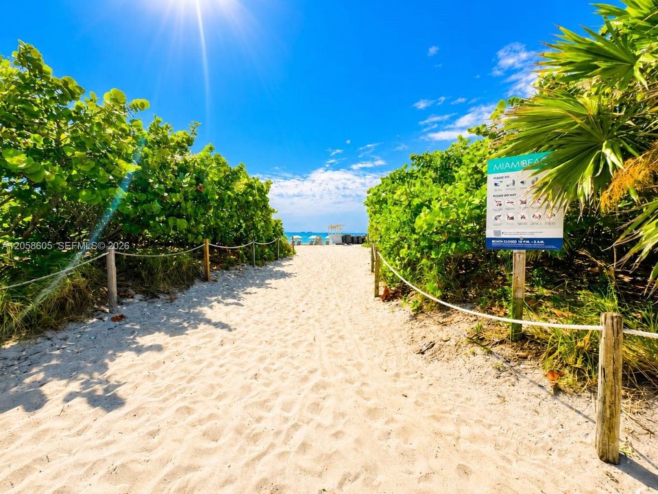 Access to Beach