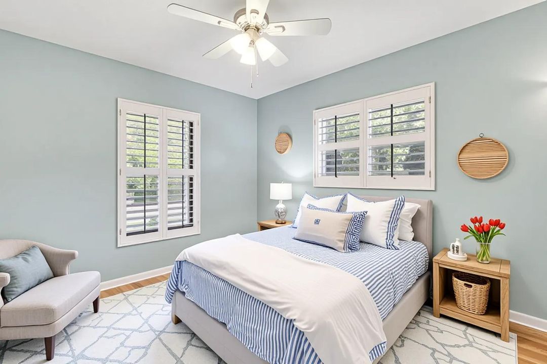 virtually staged bedroom