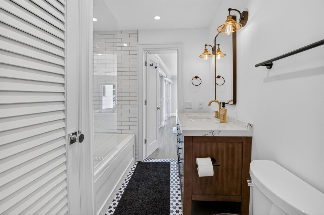 Secondary bathroom