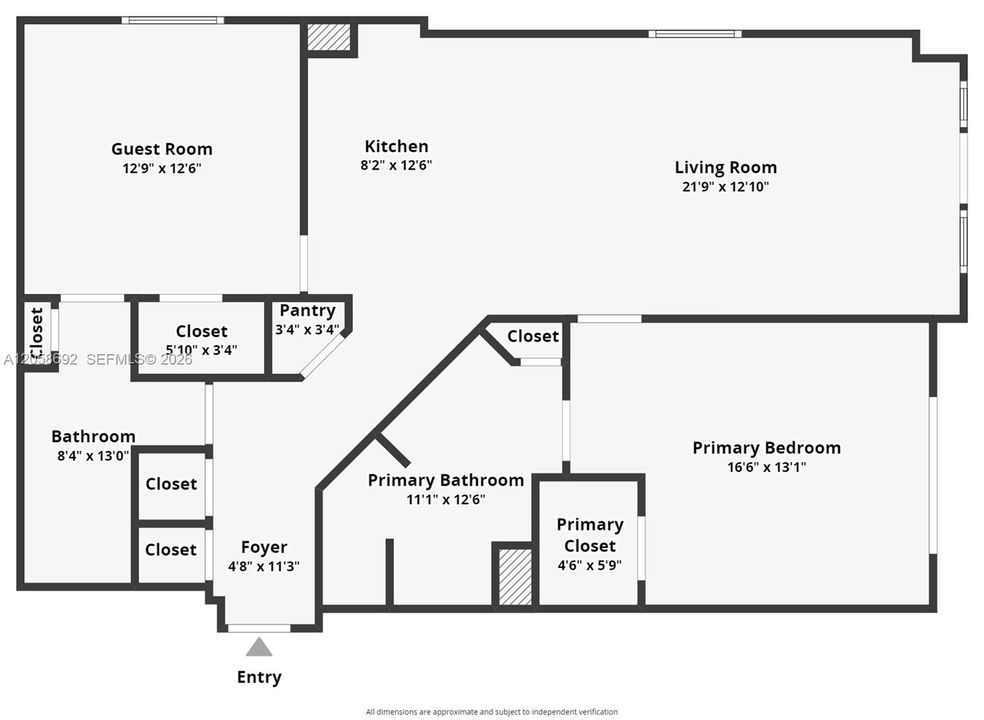 For Sale: $629,000 (2 beds, 2 baths, 1197 Square Feet)