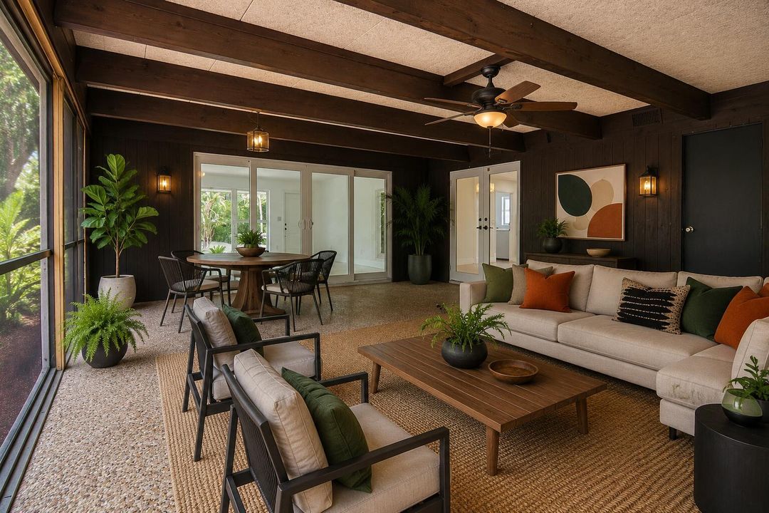 Sun Room Virtually Staged
