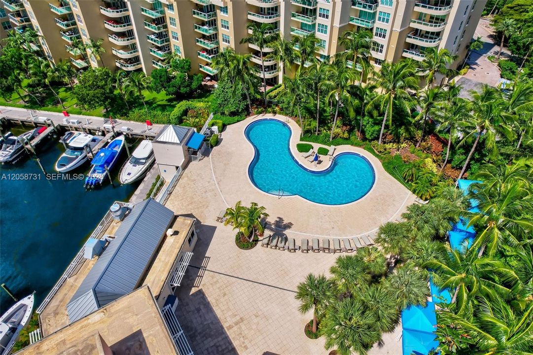 2nd pool at spa building
