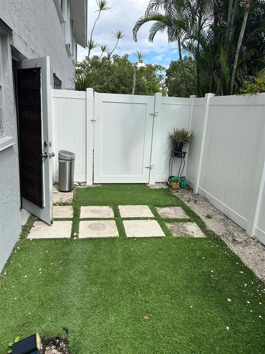 Great private patio