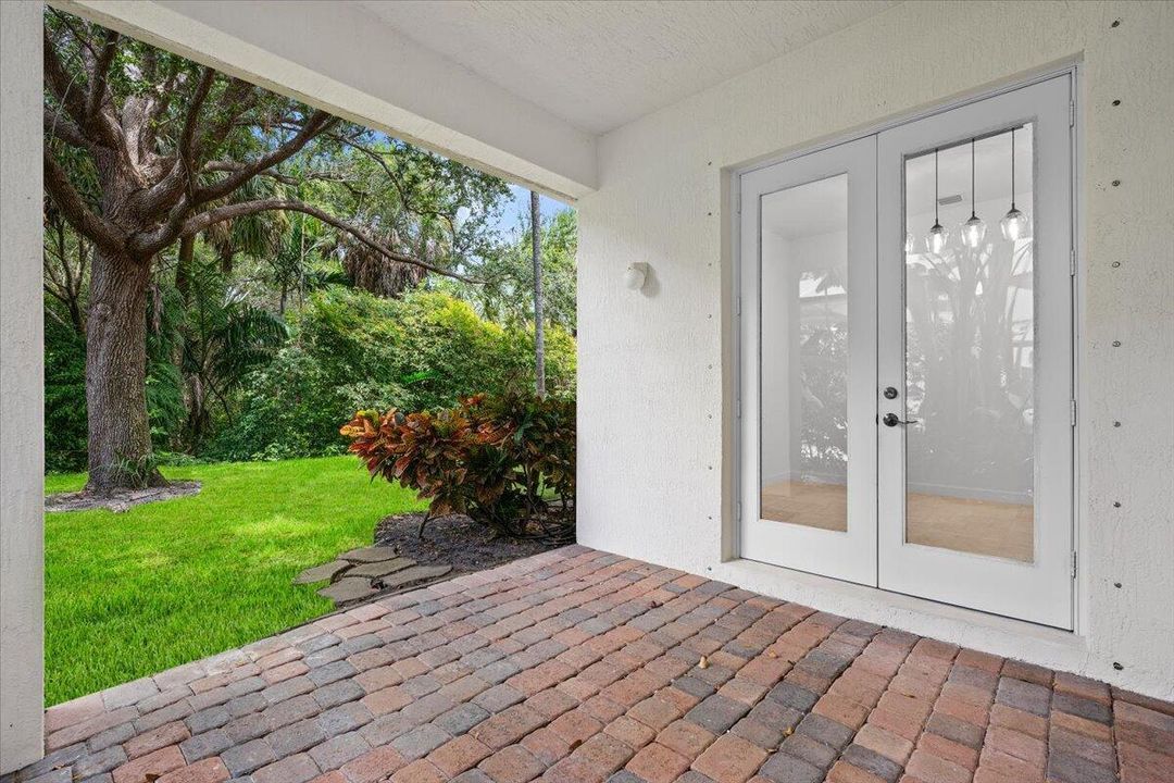 Covered Patio off Living/Dining Area