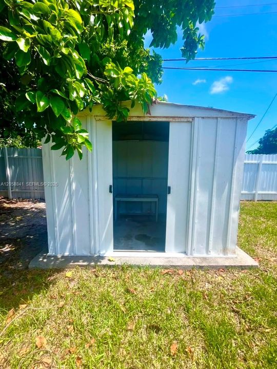 STORAGE SHED