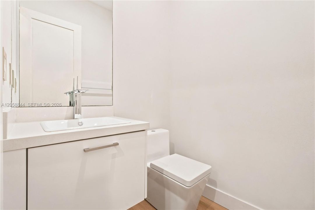 Downstairs Powder Bathroom