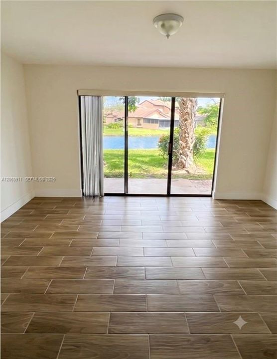 Living area with water views!