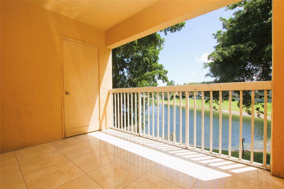 Open Balcony with lake view