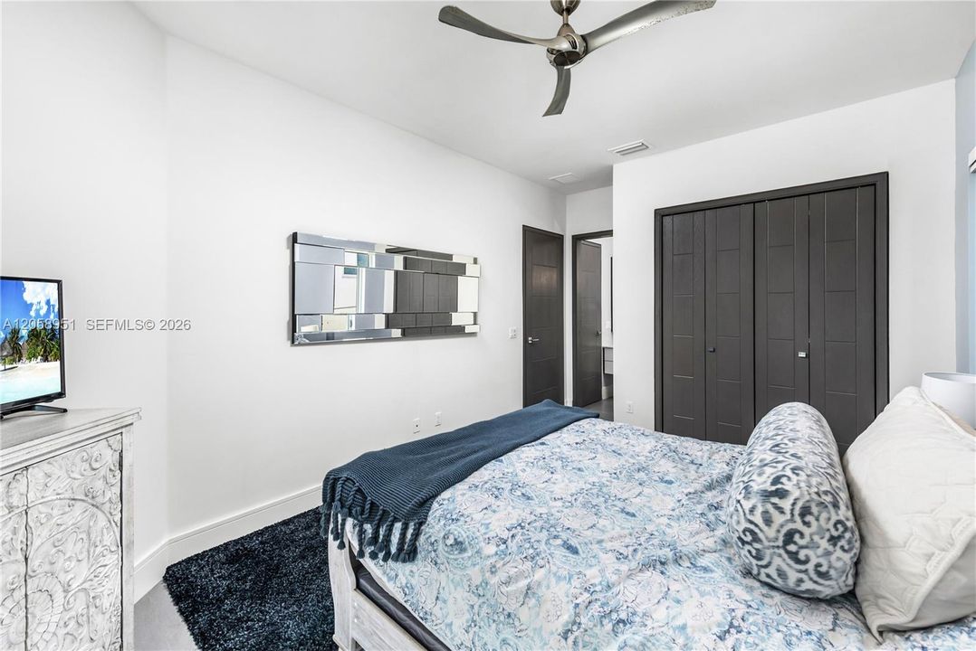 2nd Bedroom with balcony