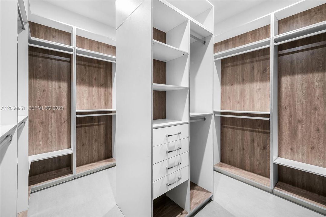 Primary Walk-in Closet