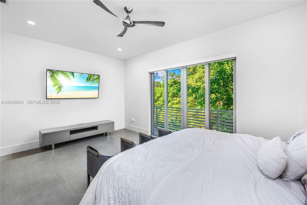 Primary Bedroom with Balcony