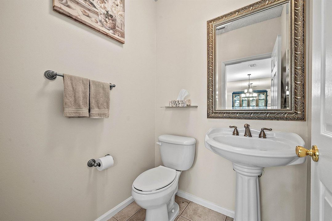 downstairs half bath
