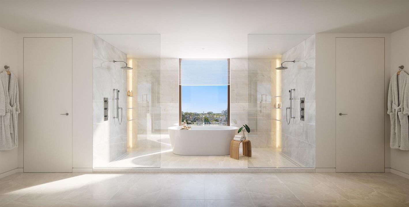 Primary Bathroom Rendering