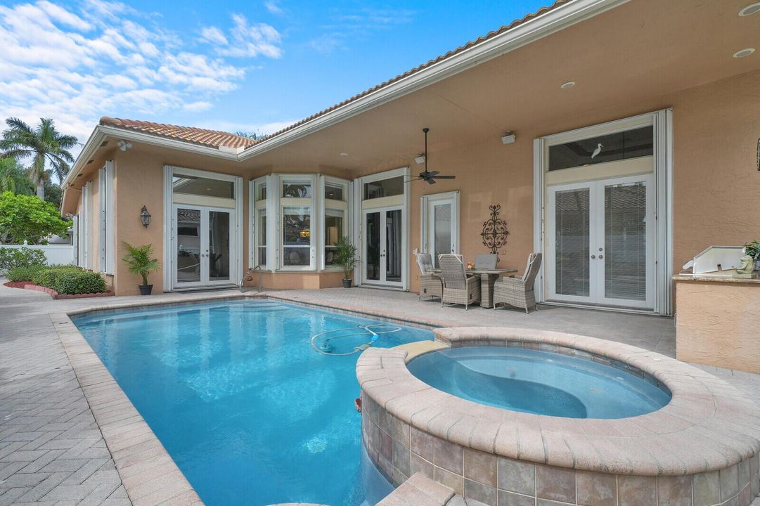 Large covered patio