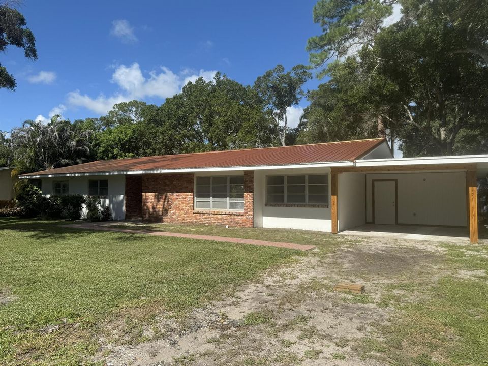 Front of Structure