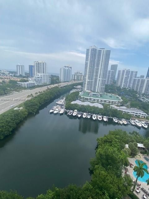 water and city view