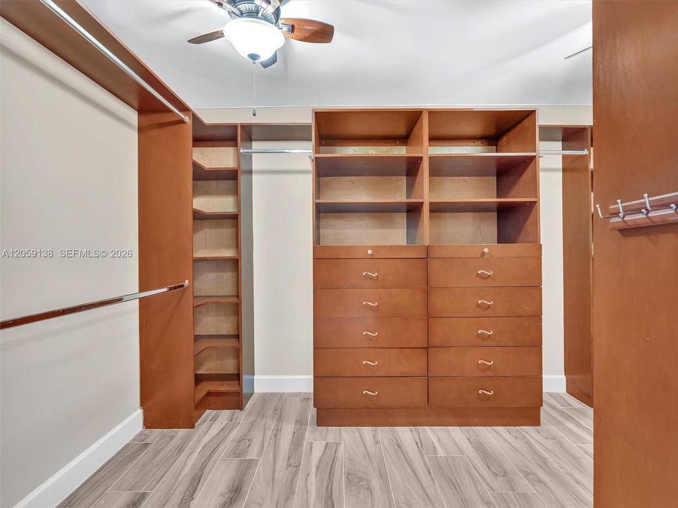 Master closet