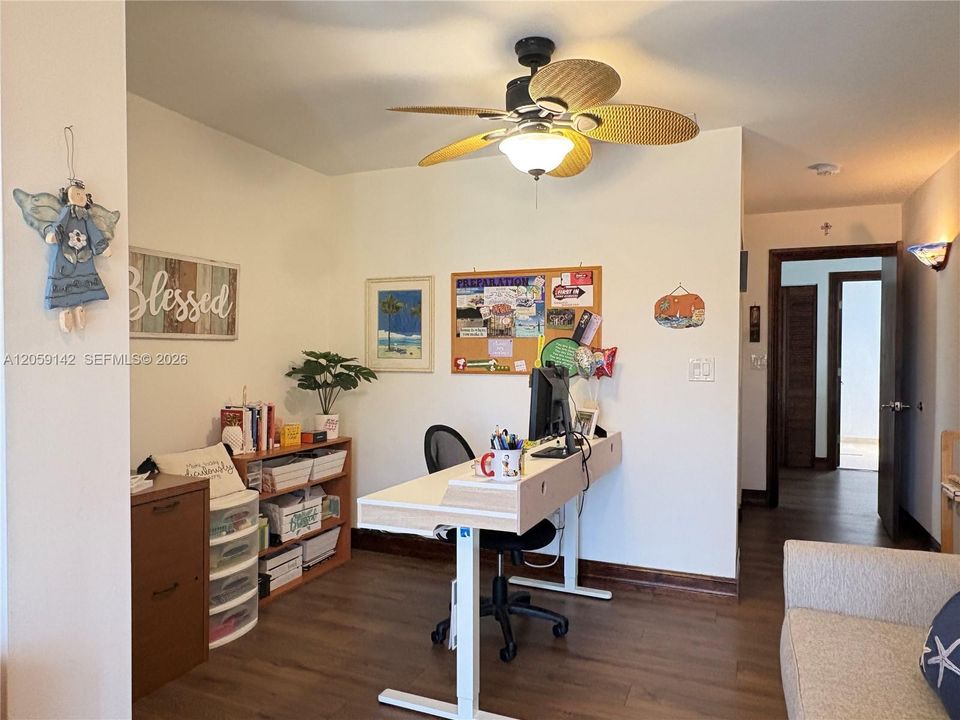 Bedroom 2 - Upstairs (currently used as an office)