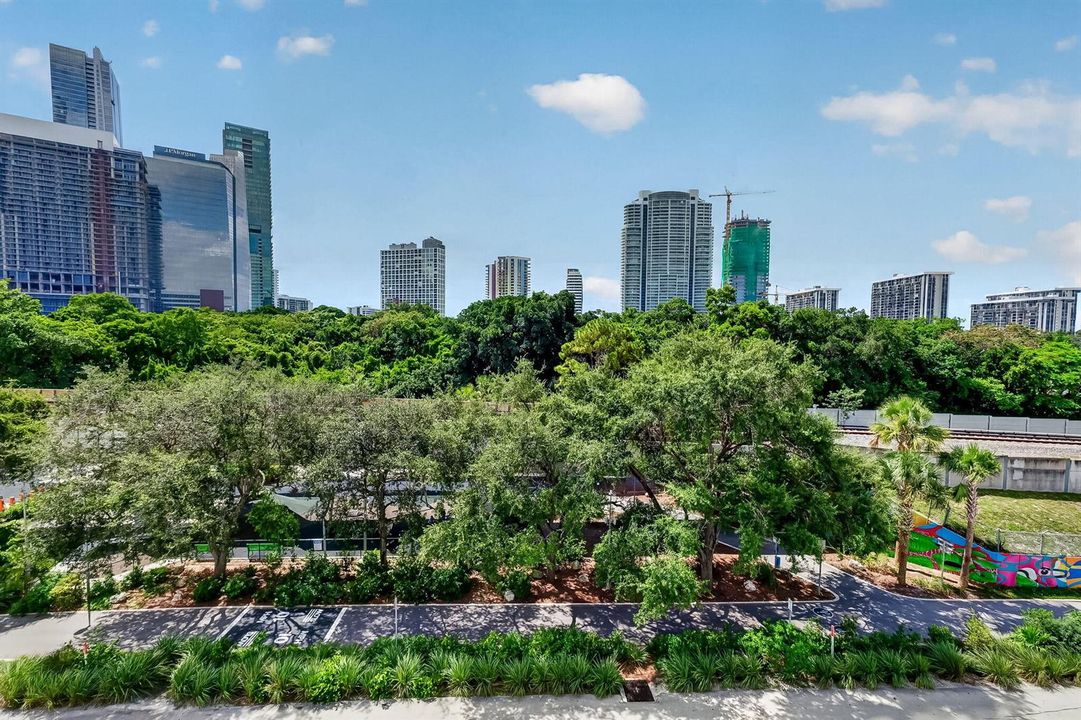 Balcony park view