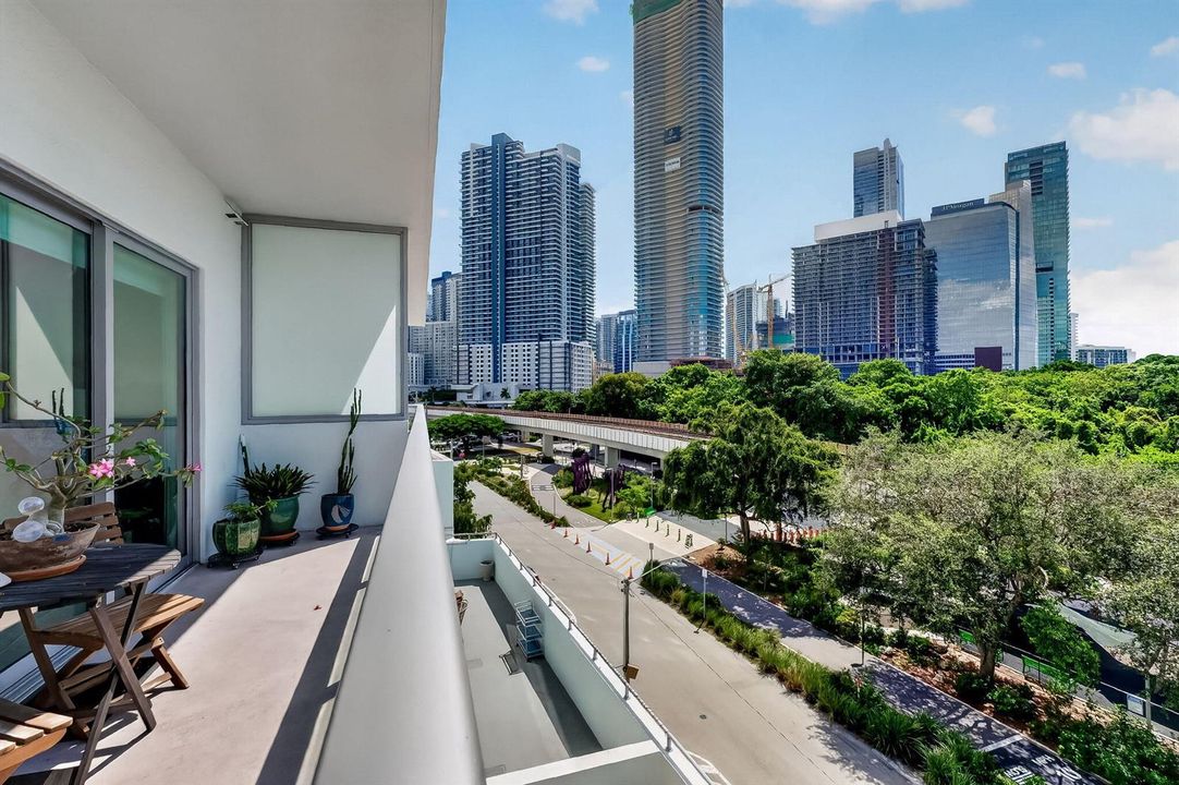 Balcony city view