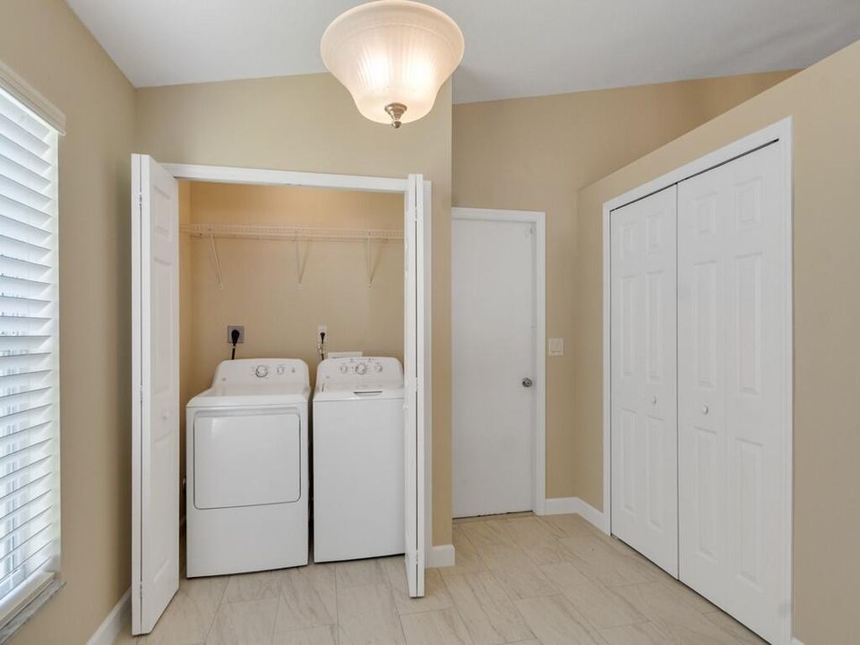 Laundry closet