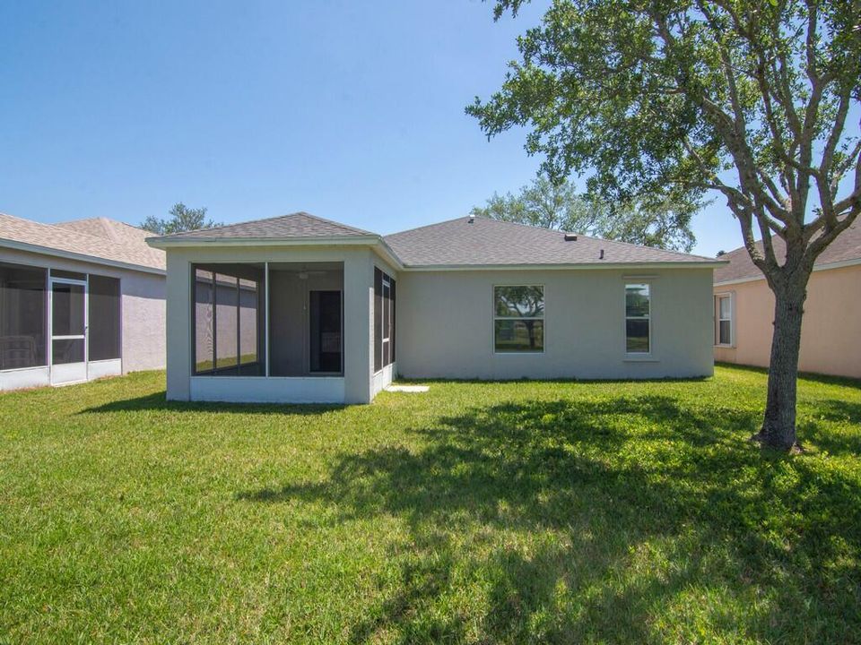 Back of the property