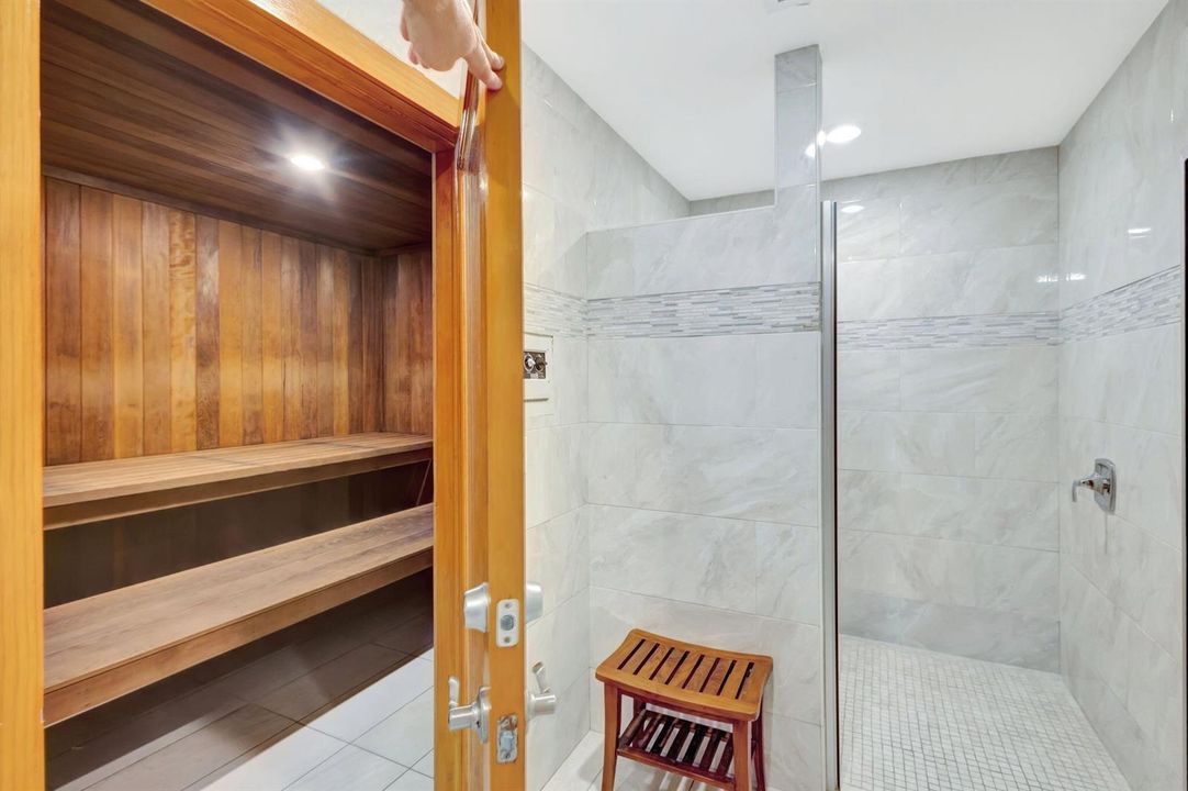Clubhouse Sauna