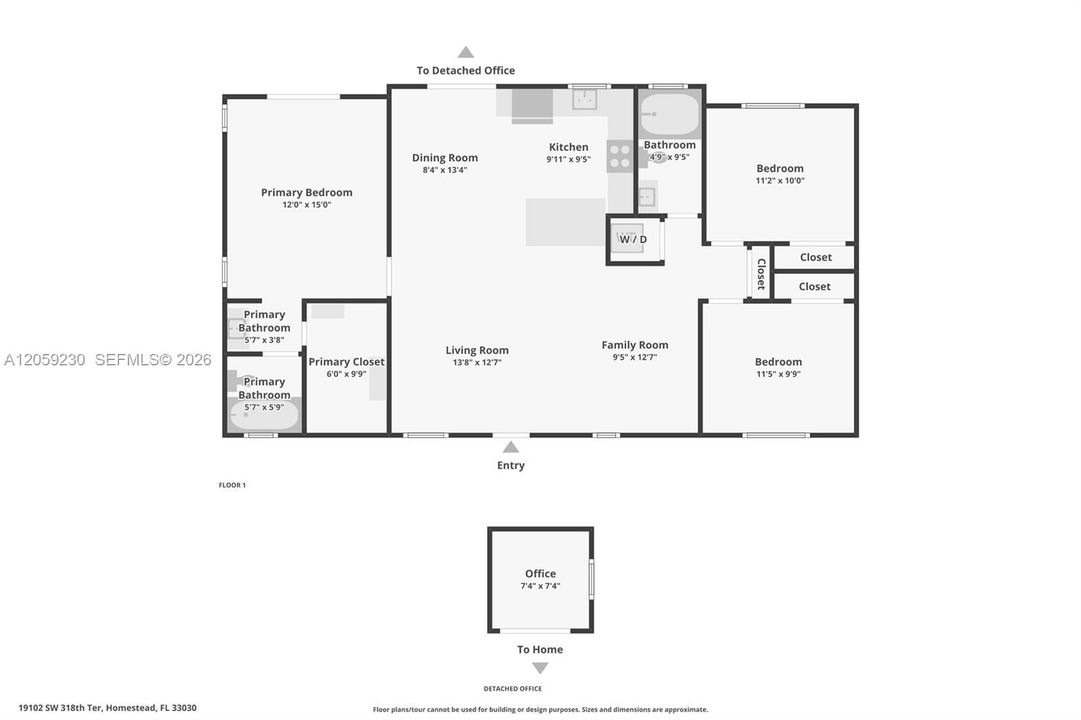 На продажу: $473,000 (3 спален, 2 ванн, 1300 Квадратных фут)