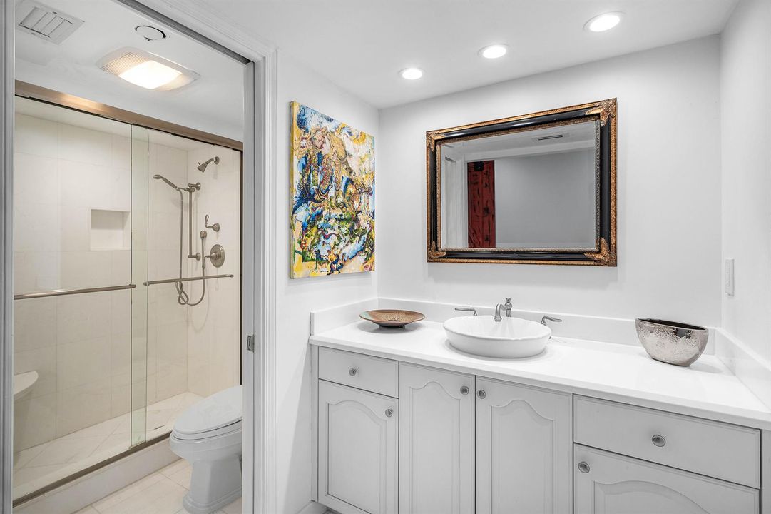 UPDATED MARBLE GUEST BATH