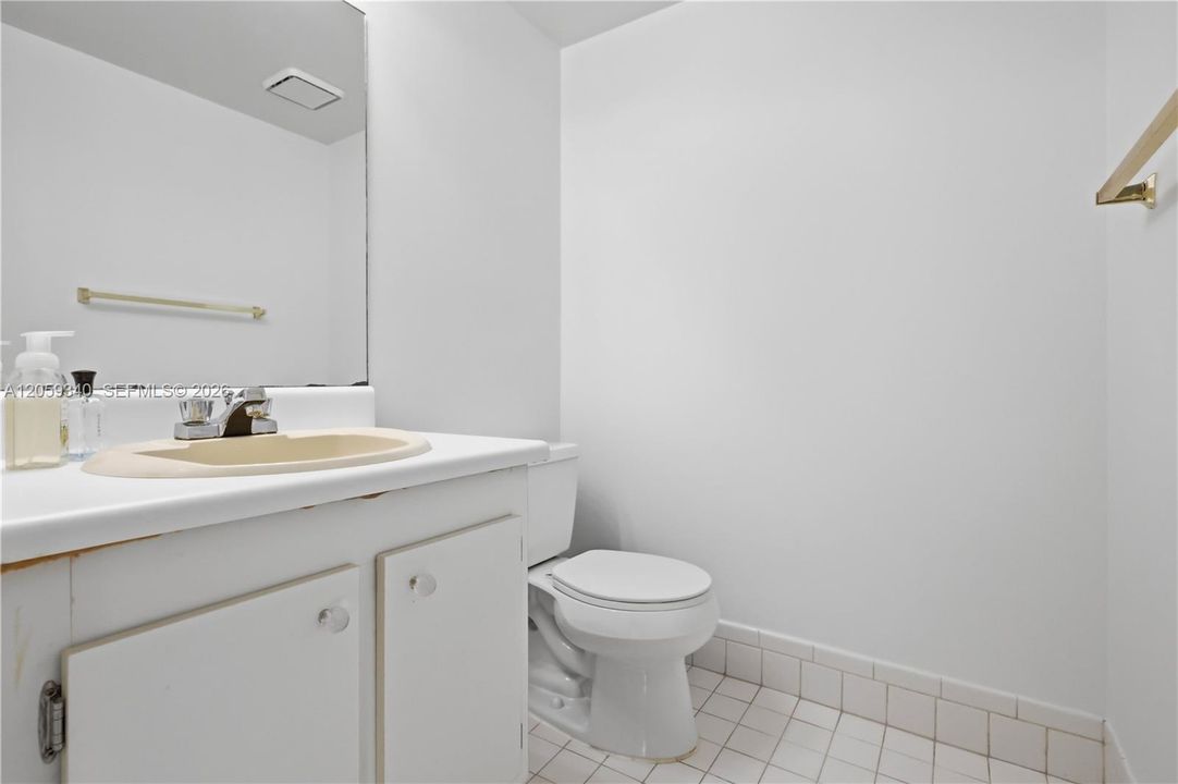 Half Bathroom- Digitally enhanced brightness