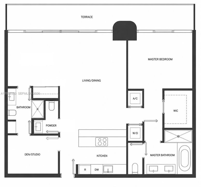 En Venta: $2,100,000 (2 camas, 2 baños, 1250 Pies cuadrados)