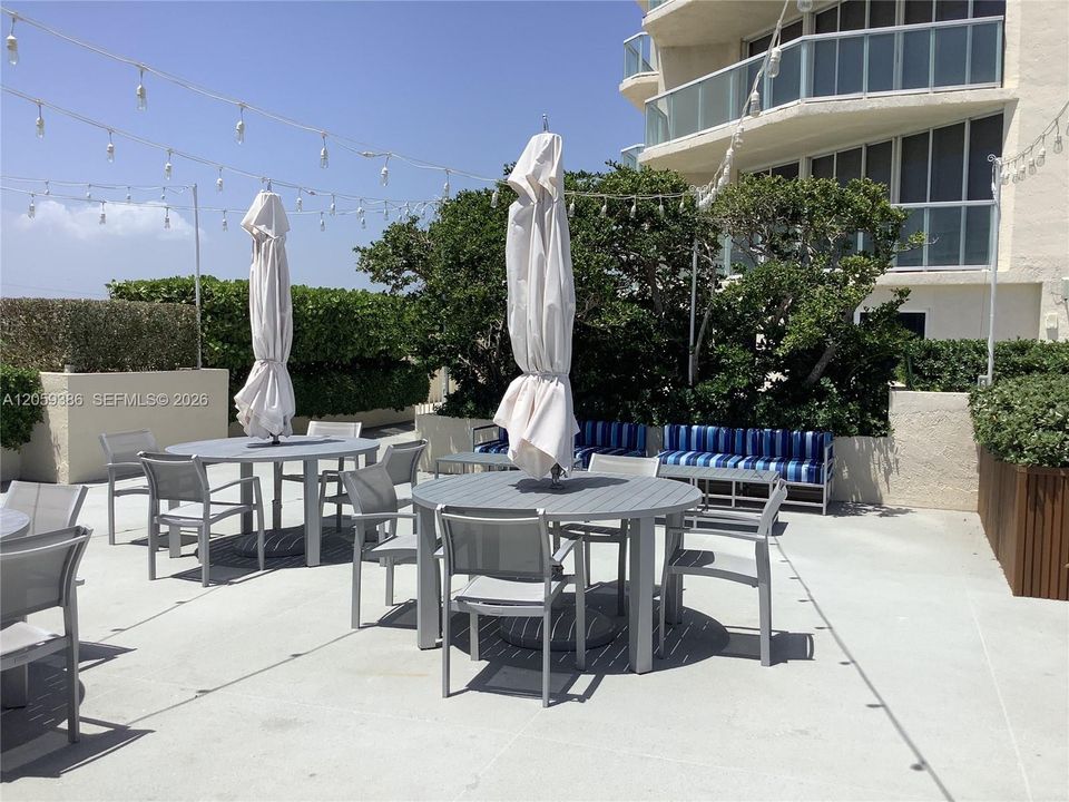 BBQ and Seating area