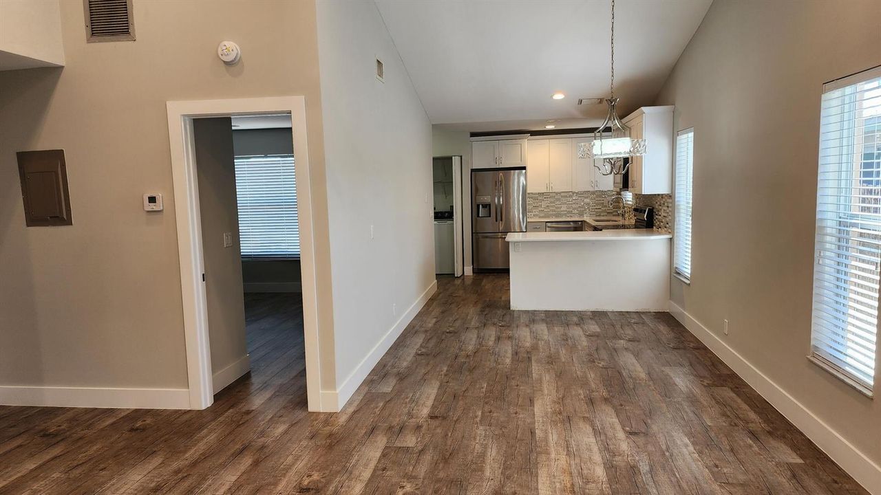 Spacious open floor plan