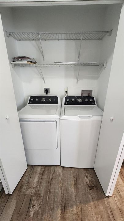 New washer & dryer