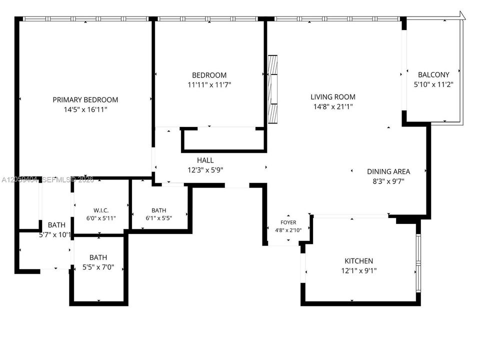 For Sale: $455,000 (2 beds, 2 baths, 1176 Square Feet)