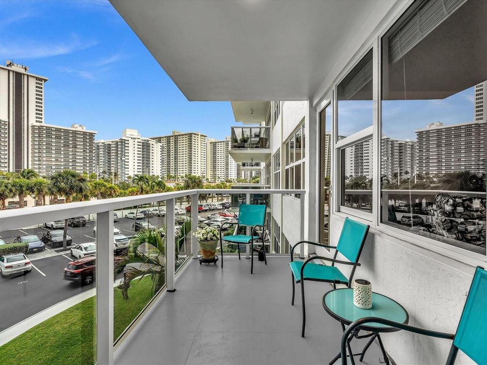 Huge balcony