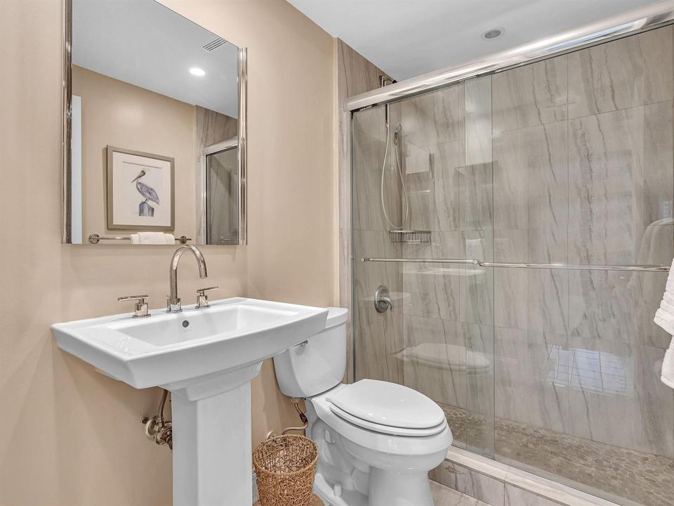 New toilet and sink