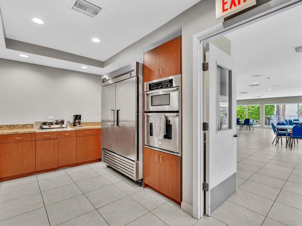 Clubhouse kitchen