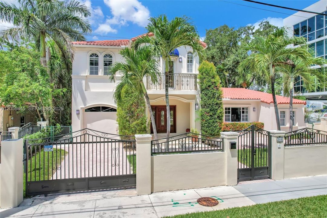 Two Story Mediterranean Villa | 5 bedrooms | 3 Bathrooms | 3,558 sqft of living area | Privacy Fence | 2 Gated Driveway parkings | 10,500 sqft Lot expansive patio