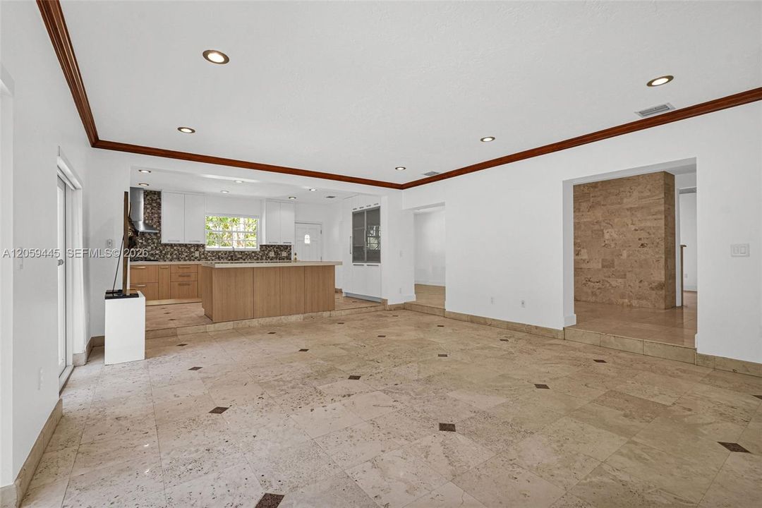 Family Room that open up to the Kitchen