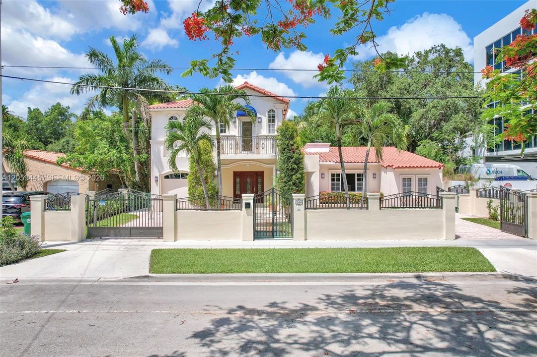 Two Story Mediterranean Villa | 5 bedrooms | 3 Bathrooms | 3,558 sqft of living area | Privacy Fence | 2 Gated Driveway parkings | 10,500 sqft Lot expansive patio