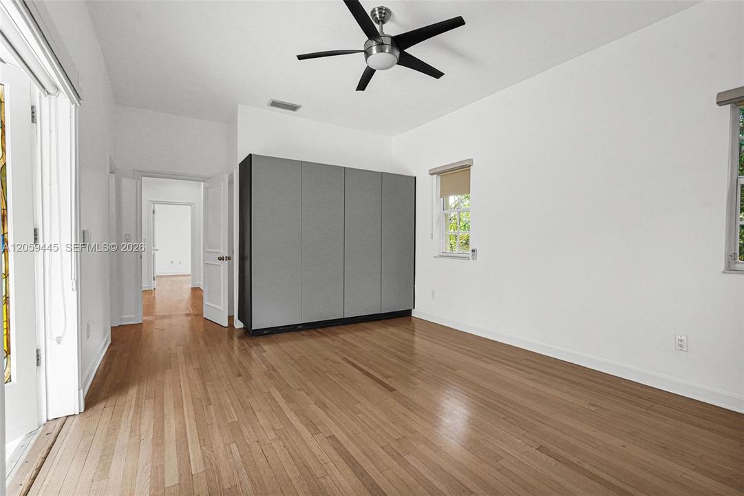 Bedroom #1 - Second Floor - Primary Bedroom,Wood Floor, Walk-in Closet - Ensuite Bathroom and private balcony / terrace