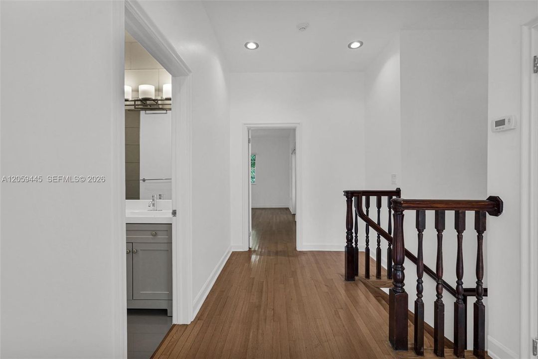 Second Floor - view towards Primary Bedroom
