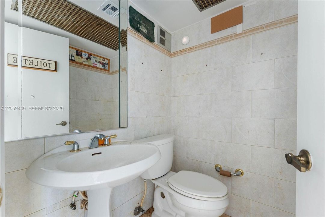 Half bath downstairs