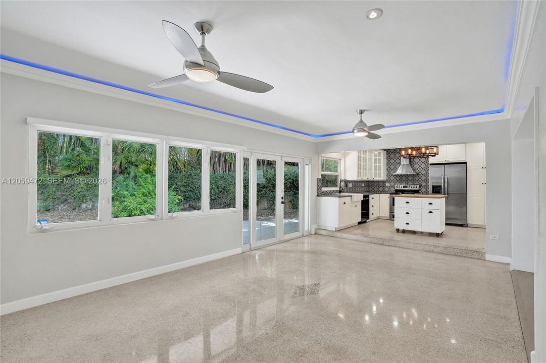 You will want to sit and gaze at your beautiful yard and lake views all day and even all night.